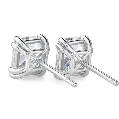 3 Carat G VS1 Lab Grown Diamond Cushion Cut Studs Earrings White Gold