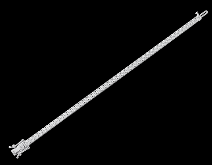 3 Carat Lab Grown Diamonds Tennis Bracelet White Gold 14K