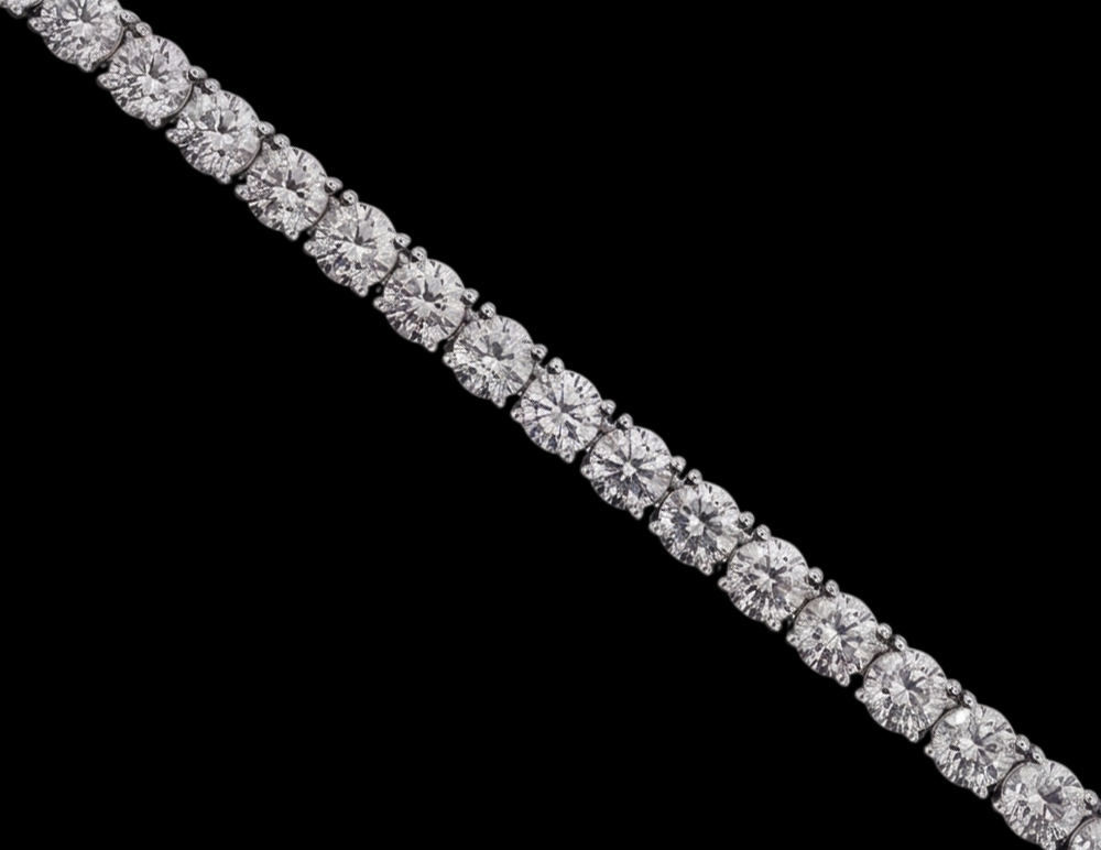 3 Carat Lab Grown Diamonds Tennis Bracelet White Gold 14K
