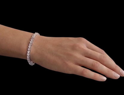 3 Carat Lab Grown Diamonds Tennis Bracelet White Gold 14K