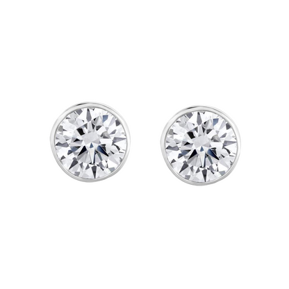 3 Carats GIA CERTIFIED Lab Grown Diamonds Studs Earrings White Gold 14K