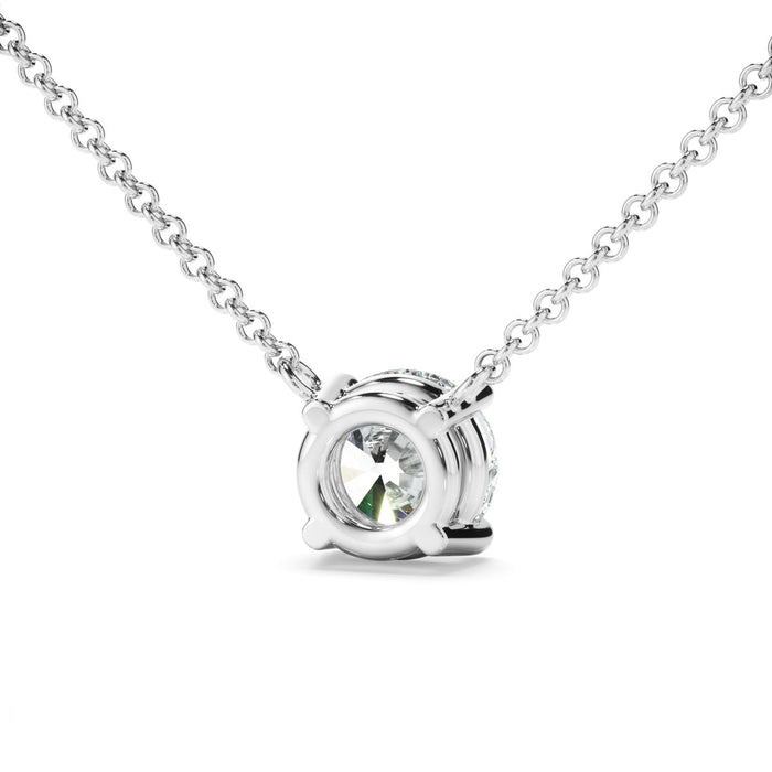 3 Ct. Lab Grown GIA CERTIFIED Diamond Jewelry Pendant White Gold Necklace New