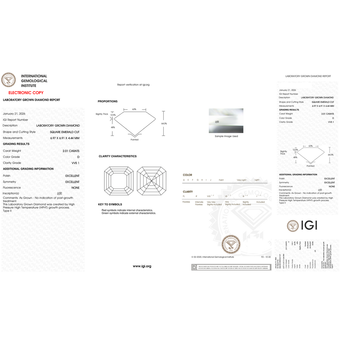 IGI Certificate