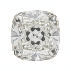 H VS1 4 Carat Authentic Old Mine Cushion Cut Natural Loose Diamond