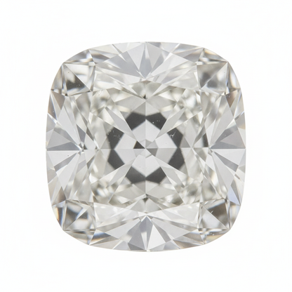H VS1 4 Carat Authentic Old Mine Cushion Cut Natural Loose Diamond