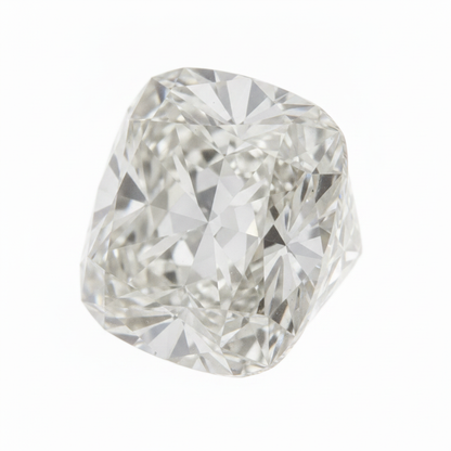 H VS1 4 Carat Authentic Old Mine Cushion Cut Natural Loose Diamond