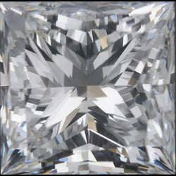 4.03 Carats Sparkling Princess Cut G VS1 Loose Diamond New
