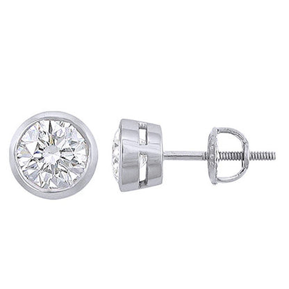 natural round diamond 4.50ct watch side angle