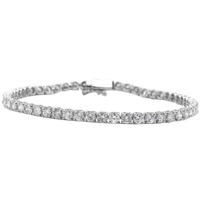 4.65 Ct Round Cut Lab Grown Diamond Tennis Bracelet