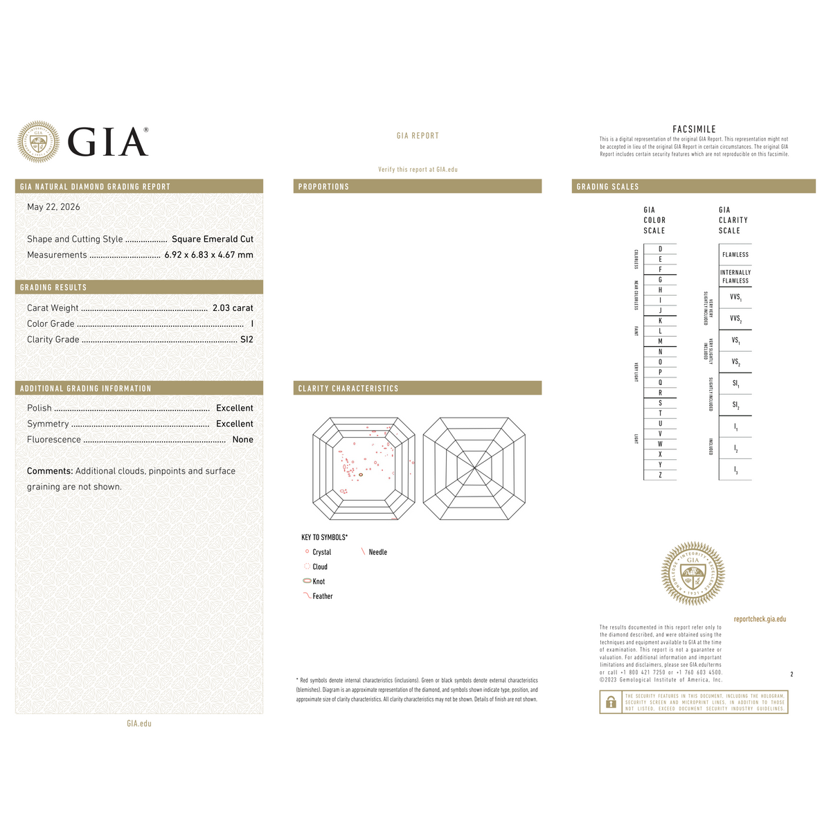 GIA Certificate 2