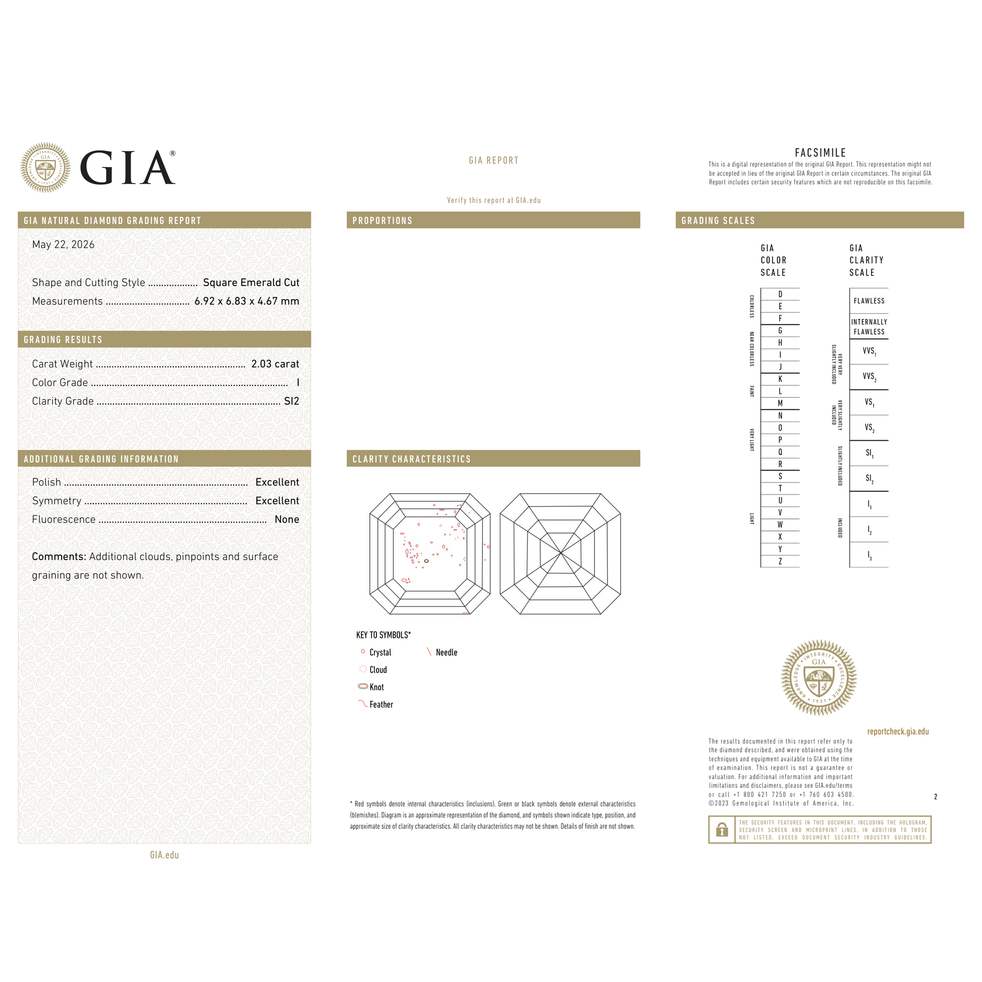 GIA Certificate 2