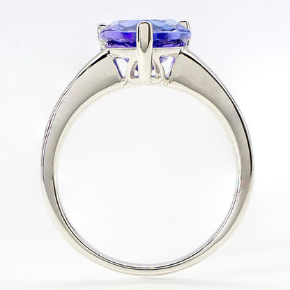 4 Carats Tanzanite Heart Ring