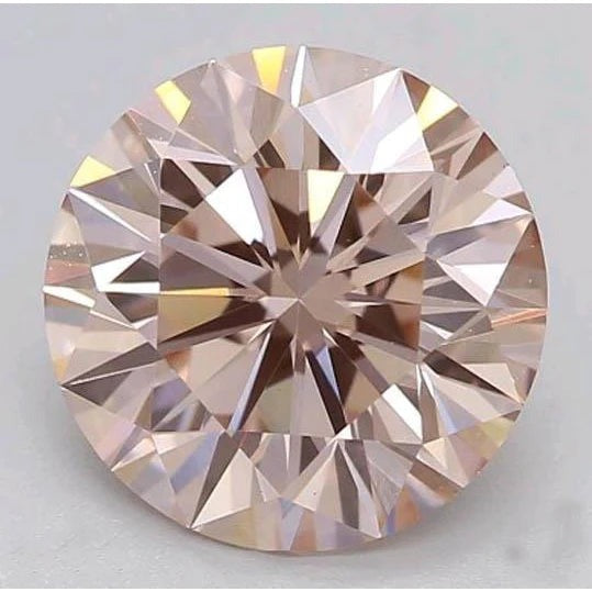 4 Ct Intense Pink Round Cut Loose Sapphire
