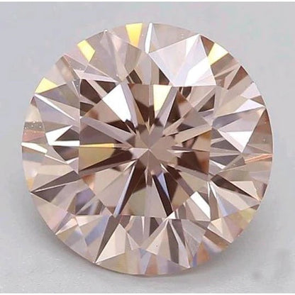 4 Ct Intense Pink Round Cut Loose Sapphire