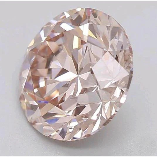 4 Ct Round Cut Light Pink Sapphire