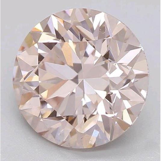4 Ct Round Cut Light Pink Sapphire
