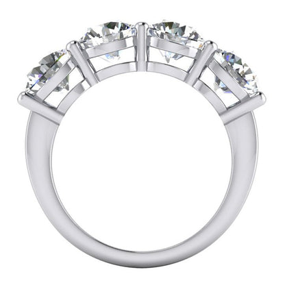 4 Stone Round Diamond Ring