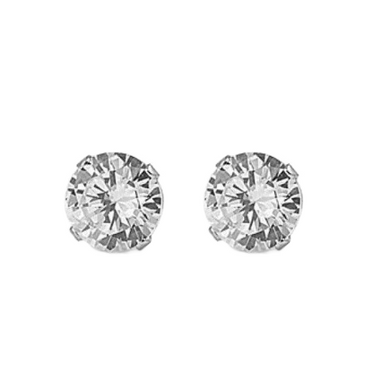 4 Carat Round GIA Certified Lab Grown Diamond Earrings Women