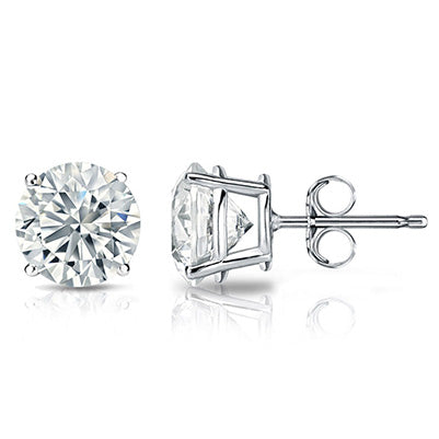 4 Carats Lab Grown Diamond Earrings CERTIFIED