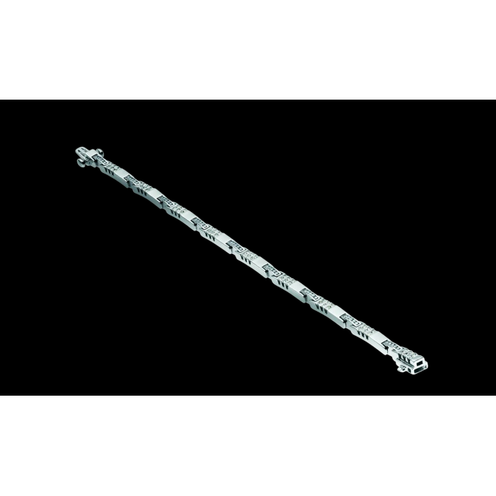 4 Ct Princess And Round Natural Earth Mined Diamond Tennis Bracelet White Gold 14K