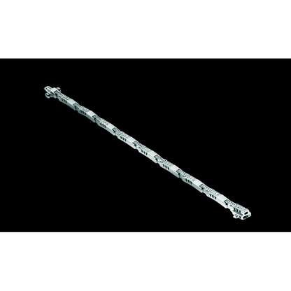 4 Ct Princess And Round Natural Earth Mined Diamond Tennis Bracelet White Gold 14K