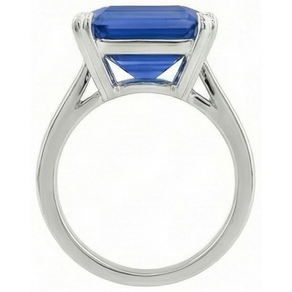 5 Carat Ceylon Emerald Sapphire Natural Earth Mined Diamond Ring