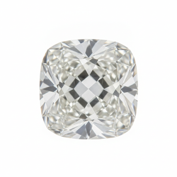 Antique Old Mine Cushion Cut Earth Mined Genuine 5 Carat F VS1 Loose Diamond
