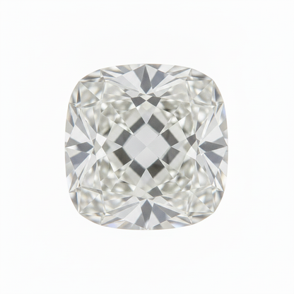 Antique Old Mine Cushion Cut Earth Mined Genuine 5 Carat F VS1 Loose Diamond