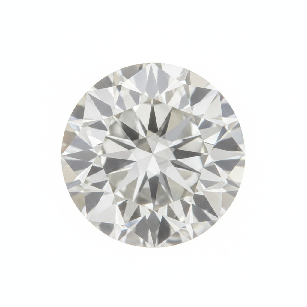 5 Carat Loose Diamond Natural Authentic Antique Old European Round Cut H VS1