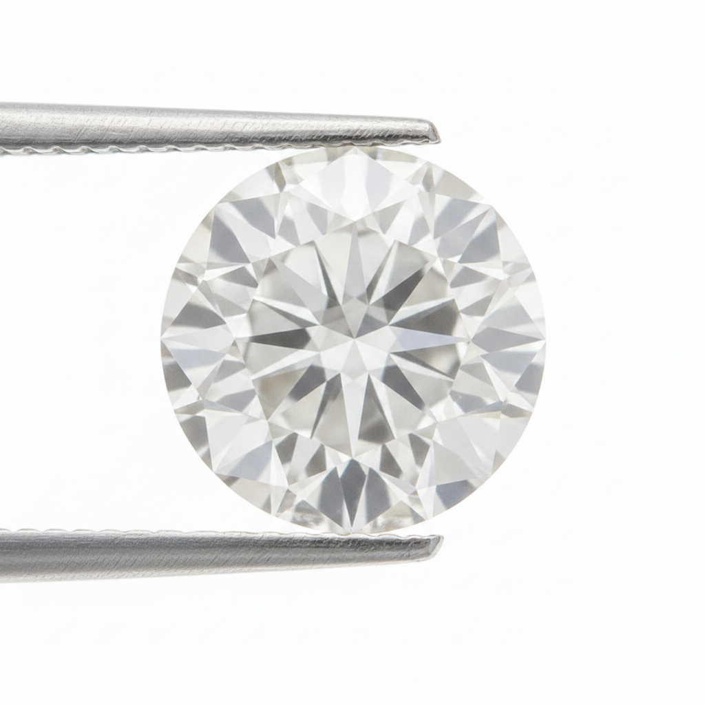 5 Carat Loose Diamond Natural Authentic Antique Old European Round Cut H VS1