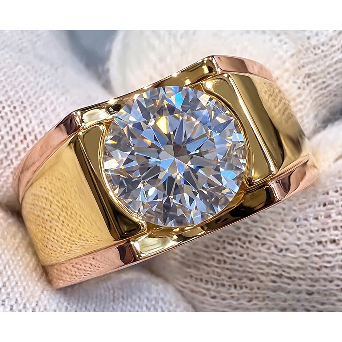 5 Carats Men's Diamond Ring