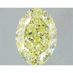5.02ct Oval Natural Diamond (Colour Fancy Yellow, Clarity VS1, GIA Certified)