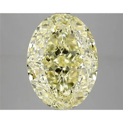 Natural 5.06ct Oval Diamond Yellow VS1 - GIA Certified Loose