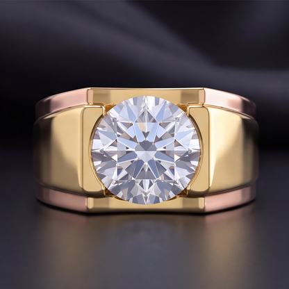 5 Carats Men's Diamond Ring
