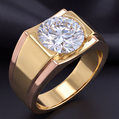5 Carats Men's Diamond Ring