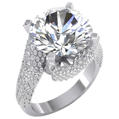 50K Earth Mined Natural Real Diamond ( Not Lab Grown ) Ring