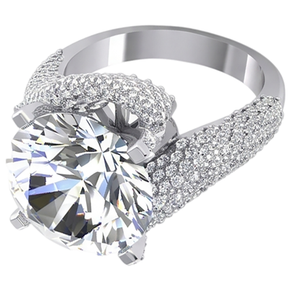 50K Earth Mined Natural Real Diamond ( Not Lab Grown ) Ring