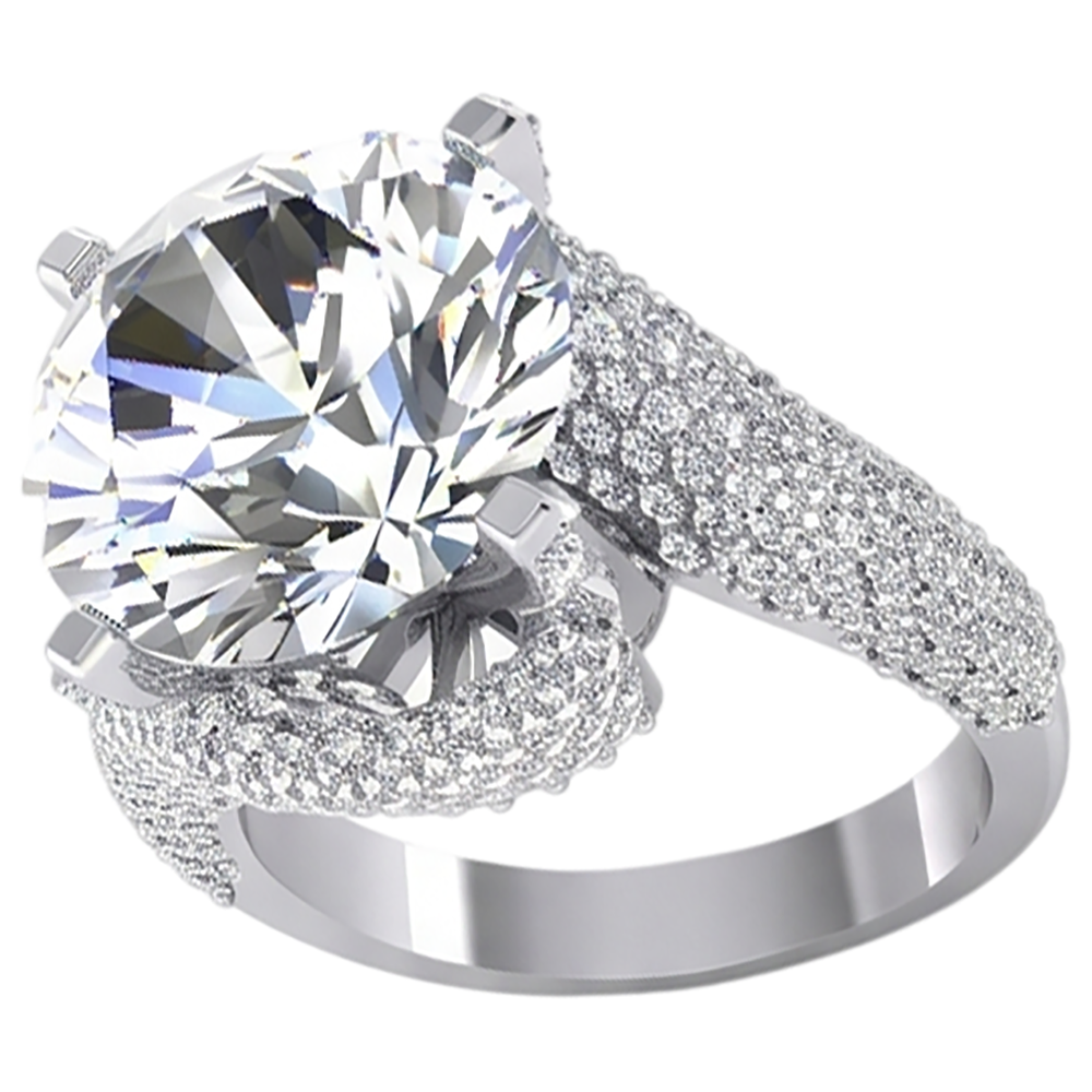 50K Earth Mined Natural Real Diamond ( Not Lab Grown ) Ring