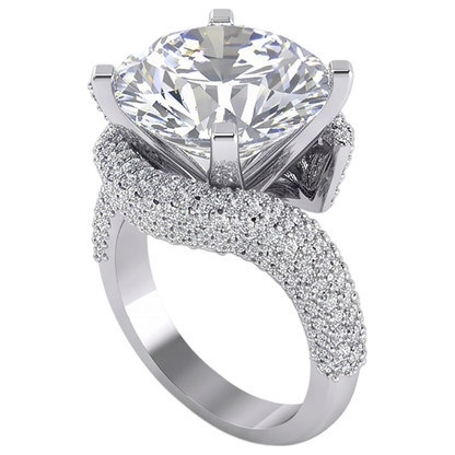 50K Earth Mined Natural Real Diamond ( Not Lab Grown ) Ring