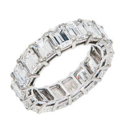 50K Emerald Diamond Wedding Ring