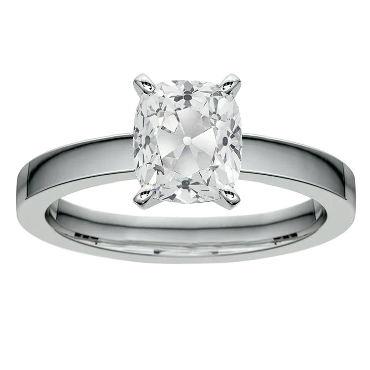 5 Carat Classic Cushion Diamond Ring