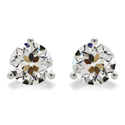 5 Ct Single Diamond Stud Earrings