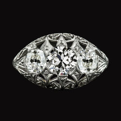 5ct Antique Looking Bridal Ring