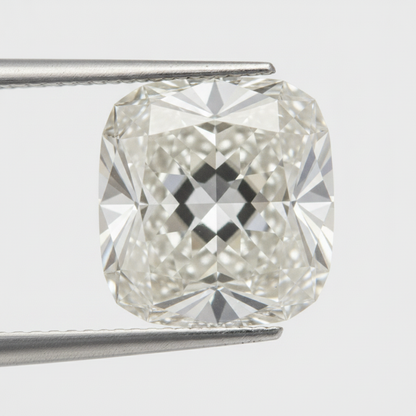 Old Miner Cushion Cut Genuine 6 Carat Real Loose Diamond F VS1