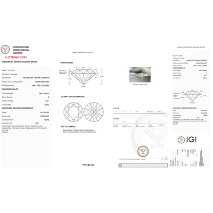 IGI Certificate