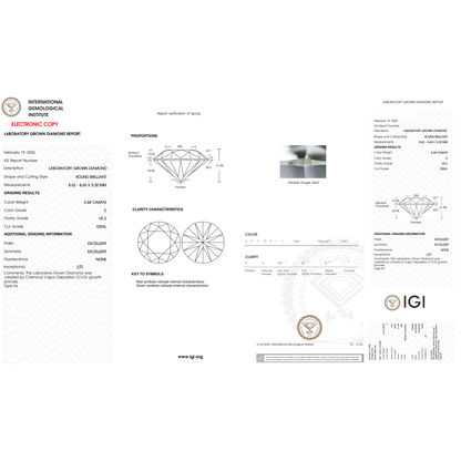 IGI Certificate