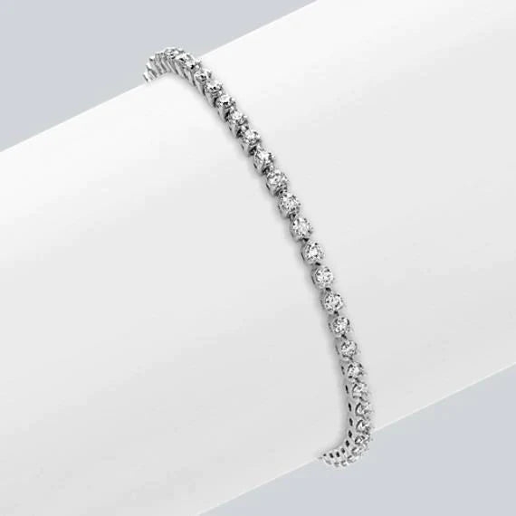 6 Carat Lab Grown Diamond Tennis Bracelet Bridal Gift