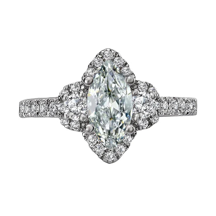 6 Carat Marquise Diamond Engagement Ring