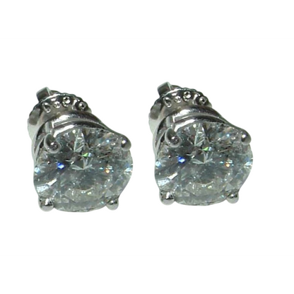 6 Carat GIA CERTIFIED Lab Grown Diamond Stud Earrings
