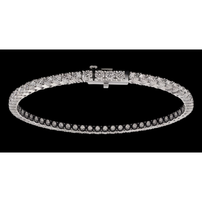 6 Carat Lab Grown Diamonds Tennis Bracelet 14K White Gold